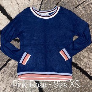 Women's Size XS Pink Rose Sweater